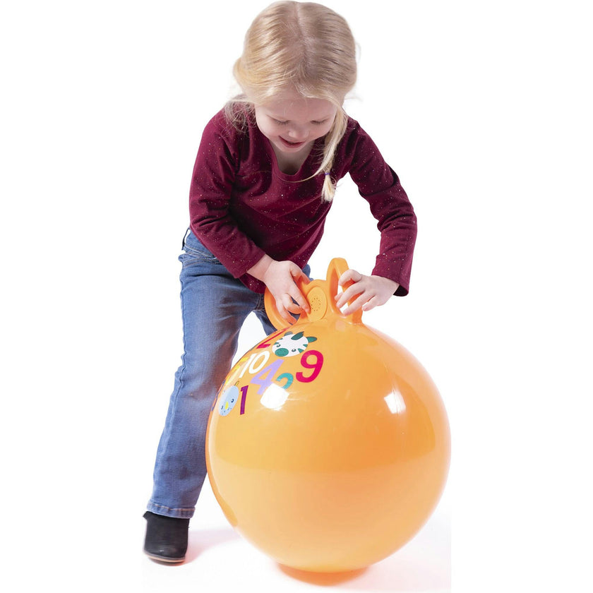Hedstrom: 15" Numbers Sensory Sound Hopper - Orange & Animal Graphics