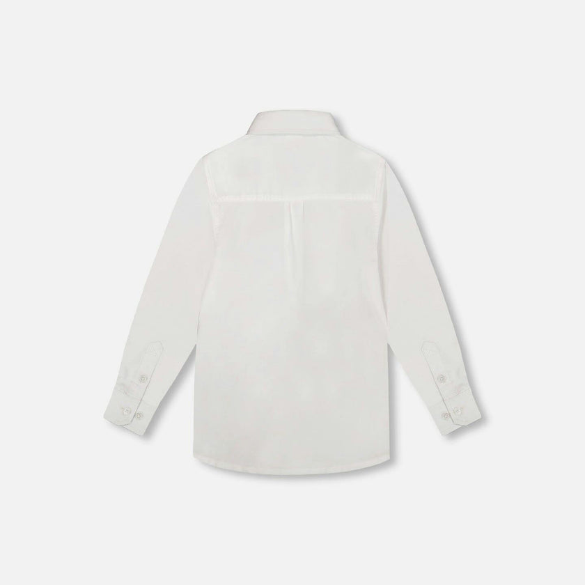 Long Sleeve Button Down Shirt White