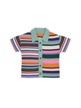 children's organic cotton polo shirt - tropical garden