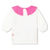 White Bunny Knit Sweater Dress