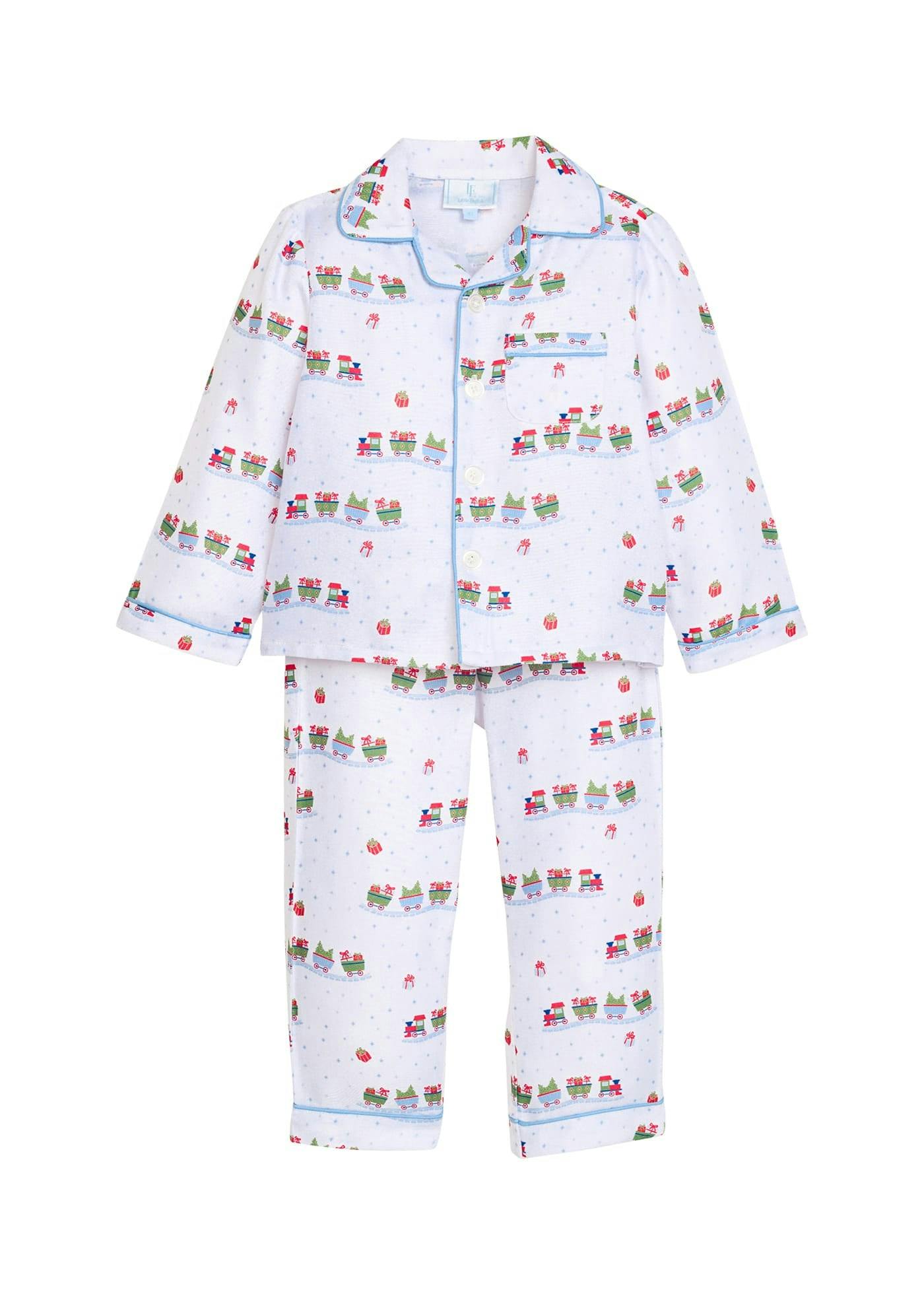 Classic Pajama Set - Holiday Trains