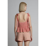 MALI STRIPE CAMI | IVORY + ROSSO STRIPE
