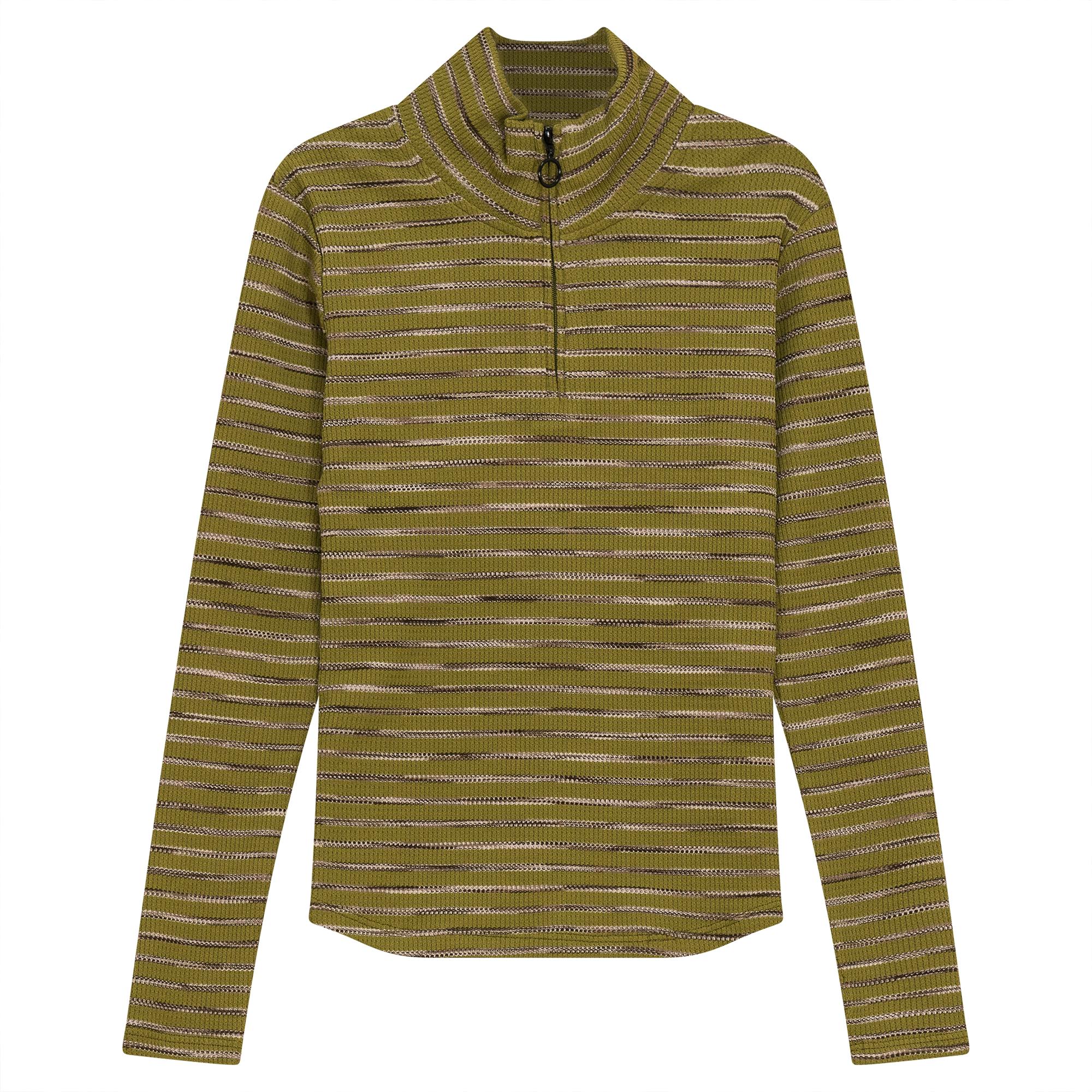 Stripe Waffle Knit Top