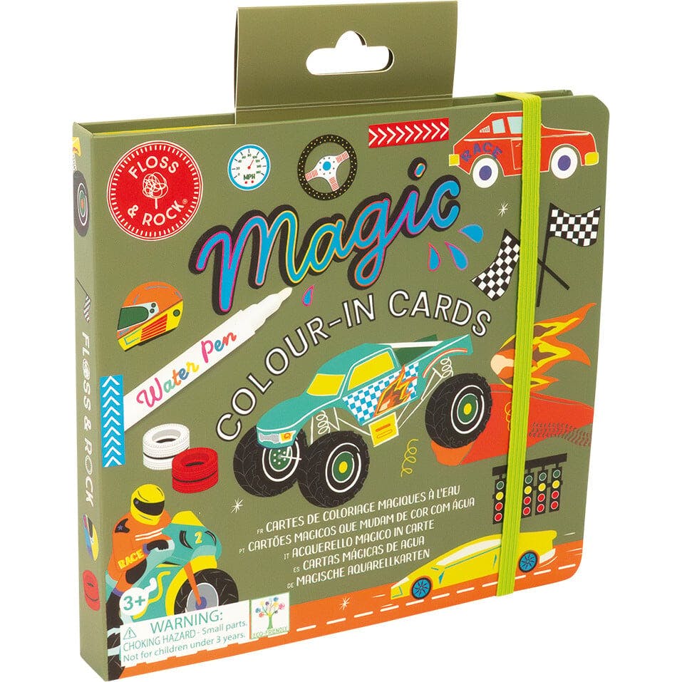 Magic Color Changing Water Cards - Cars