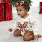 Christmas Plaid Layered Bow Baby Headband