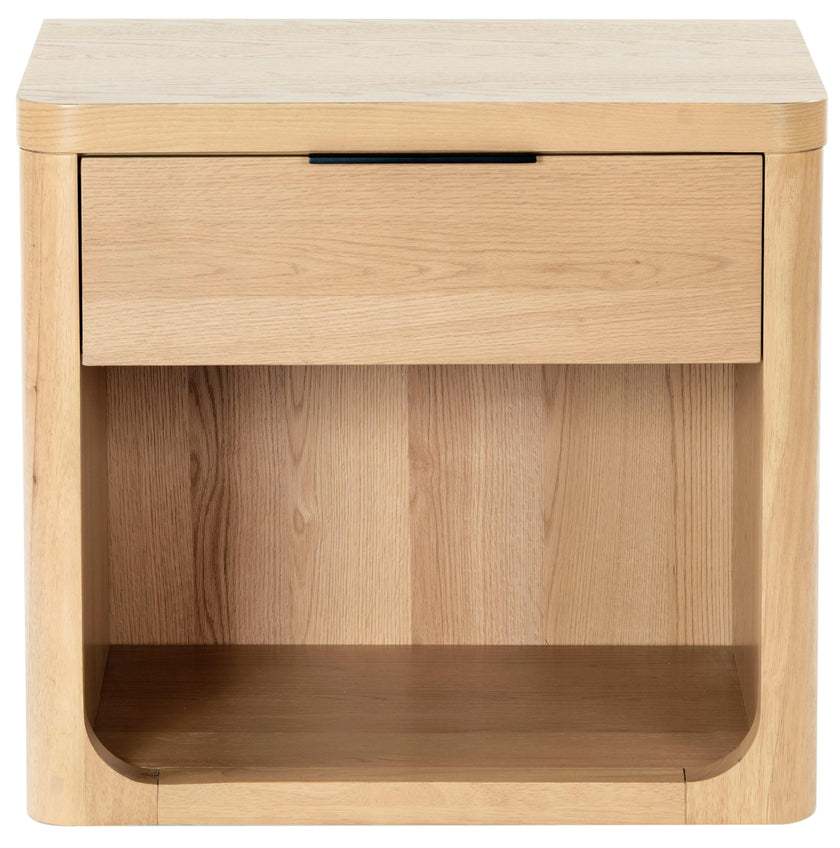 Raylie 1 Drawer Wood Nightstand