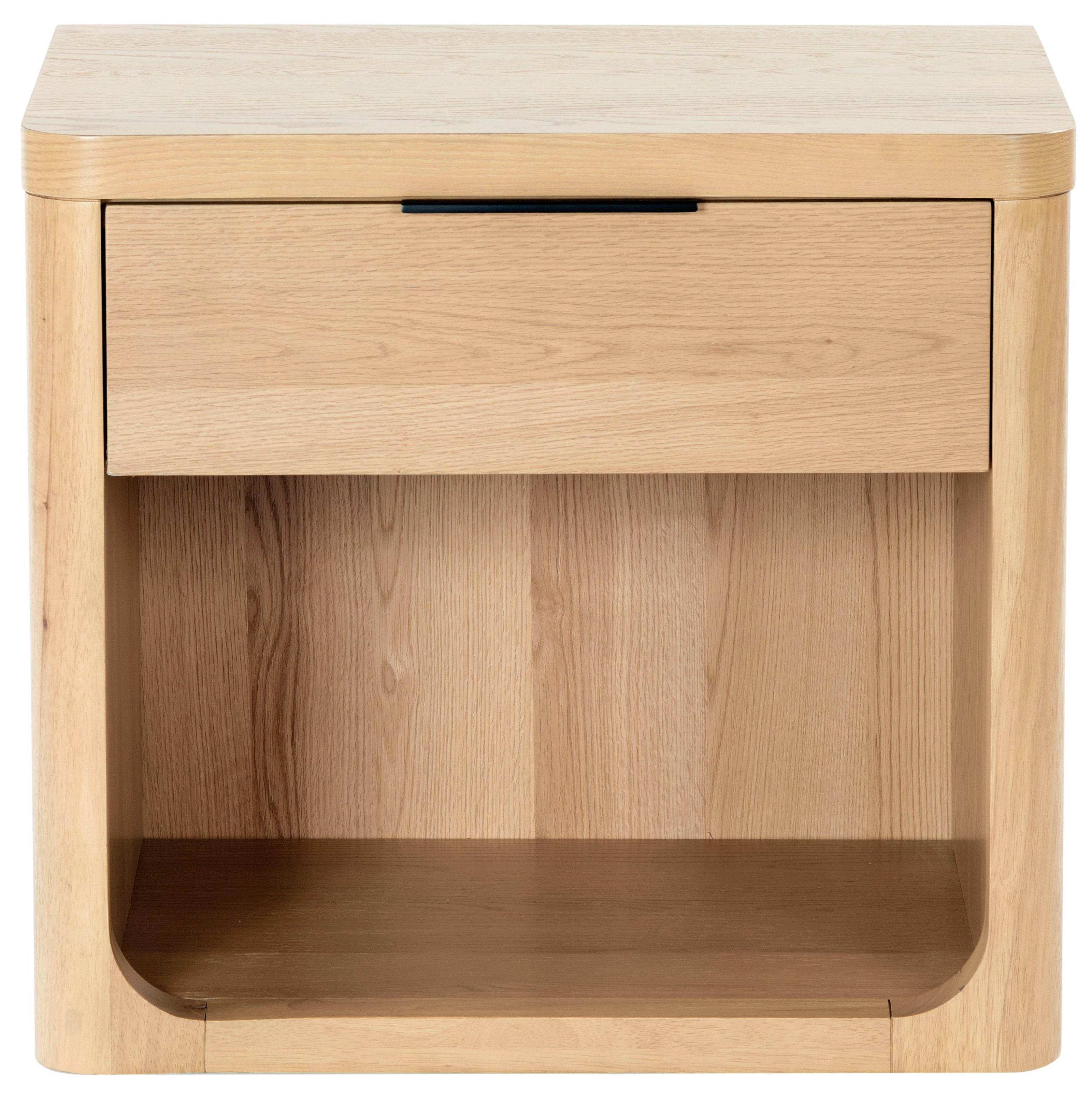 Raylie 1 Drawer Wood Nightstand