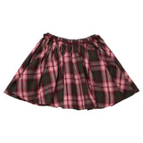 Girls Gianna Skirt - Burgundy Tartan