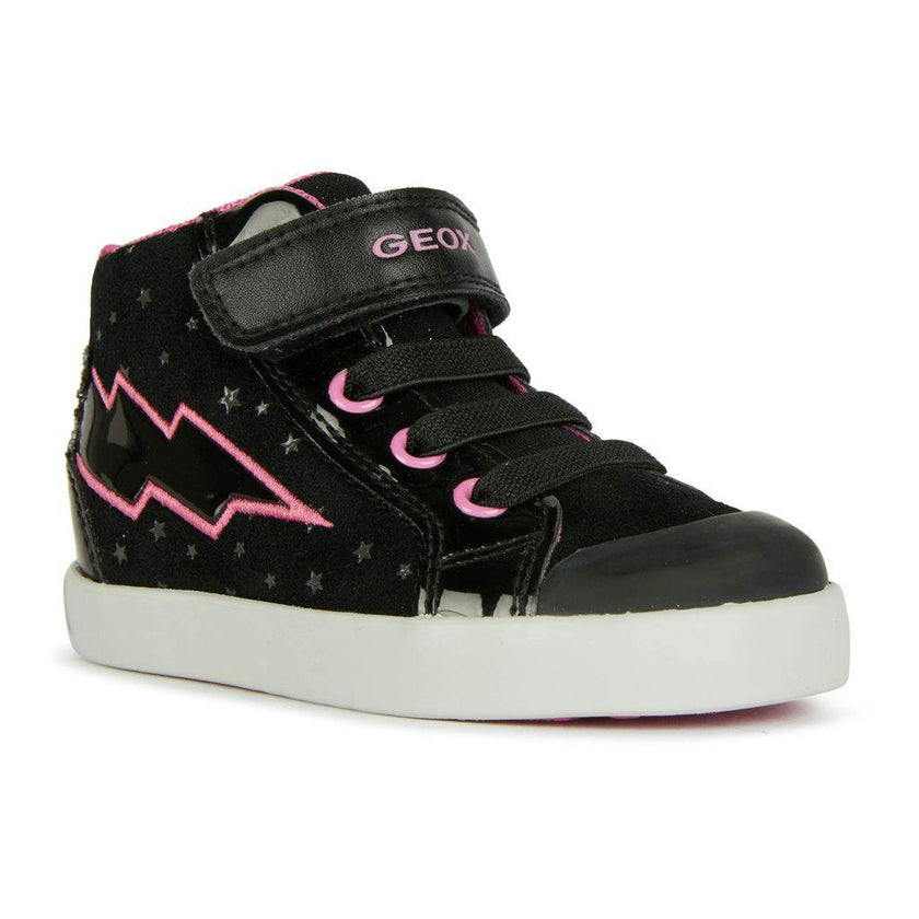 Black Kilwi Neon Bolt High Top Sneakers