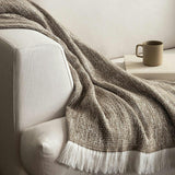 Crosshatch Stain Resistant Indoor Outdoor Throw