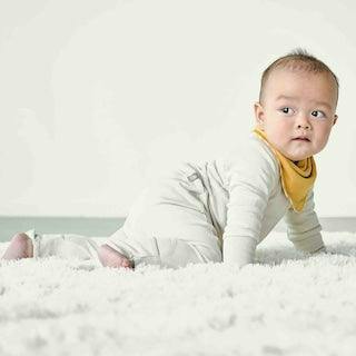 GROW WITH YOU FOOTIE | BIRCH — Bamboo Organic Cotton Blend, 0–6M