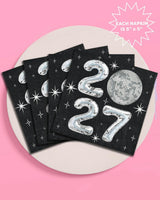 2027 NYE Disco Napkins - 50 paper napkins