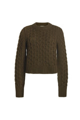 AMARA SWEATER | DARK OLIVE