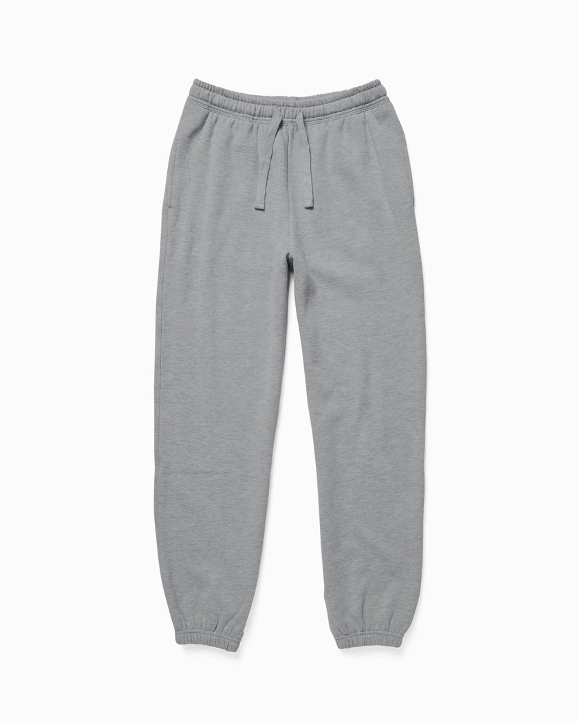 Womens Recycled Fleece Classic Sweatpant - Recycled Fleece - Heather Grey