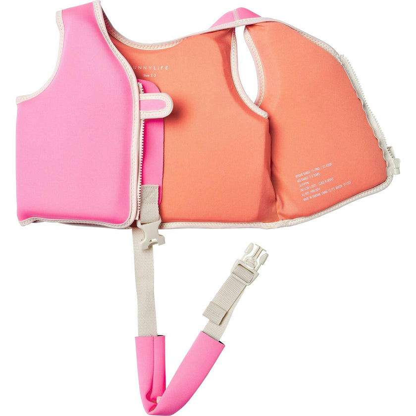 Float Vest: 2-3Y - Poppy the Peach