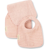 Reversible Bib + Burp Set Blush