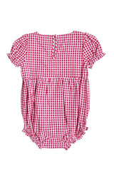 Baby Jessie Romper in Red Gingham