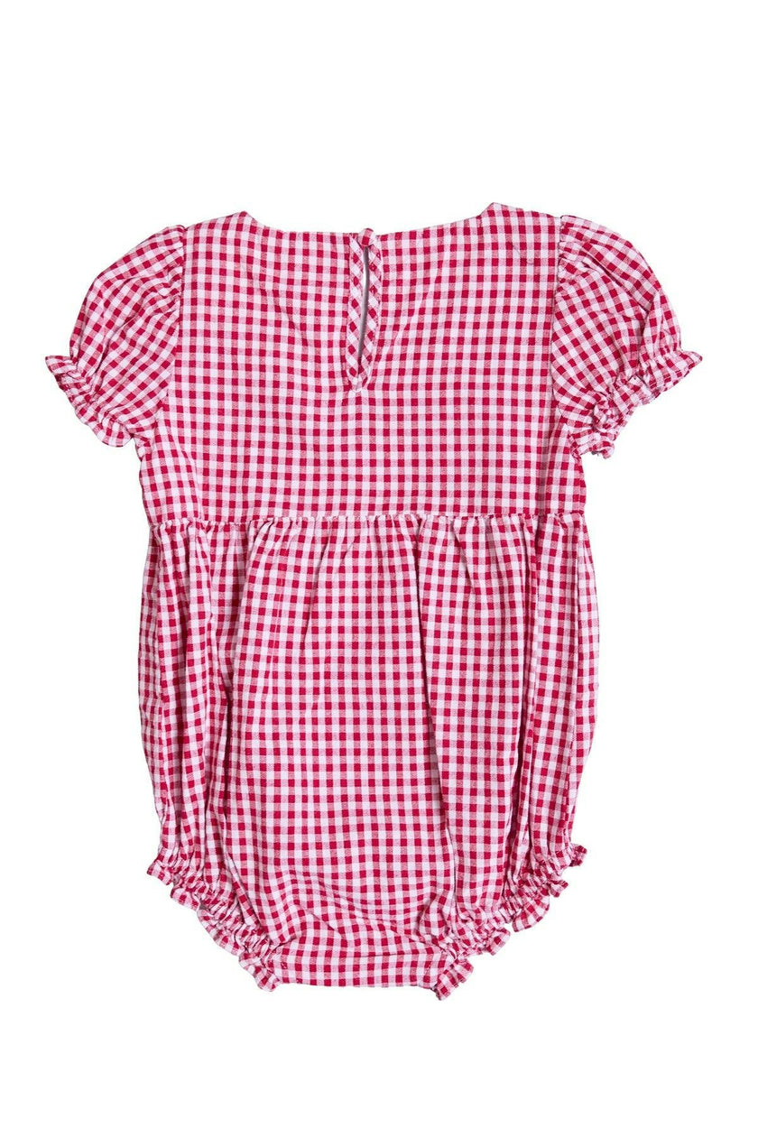 Baby Jessie Romper in Red Gingham