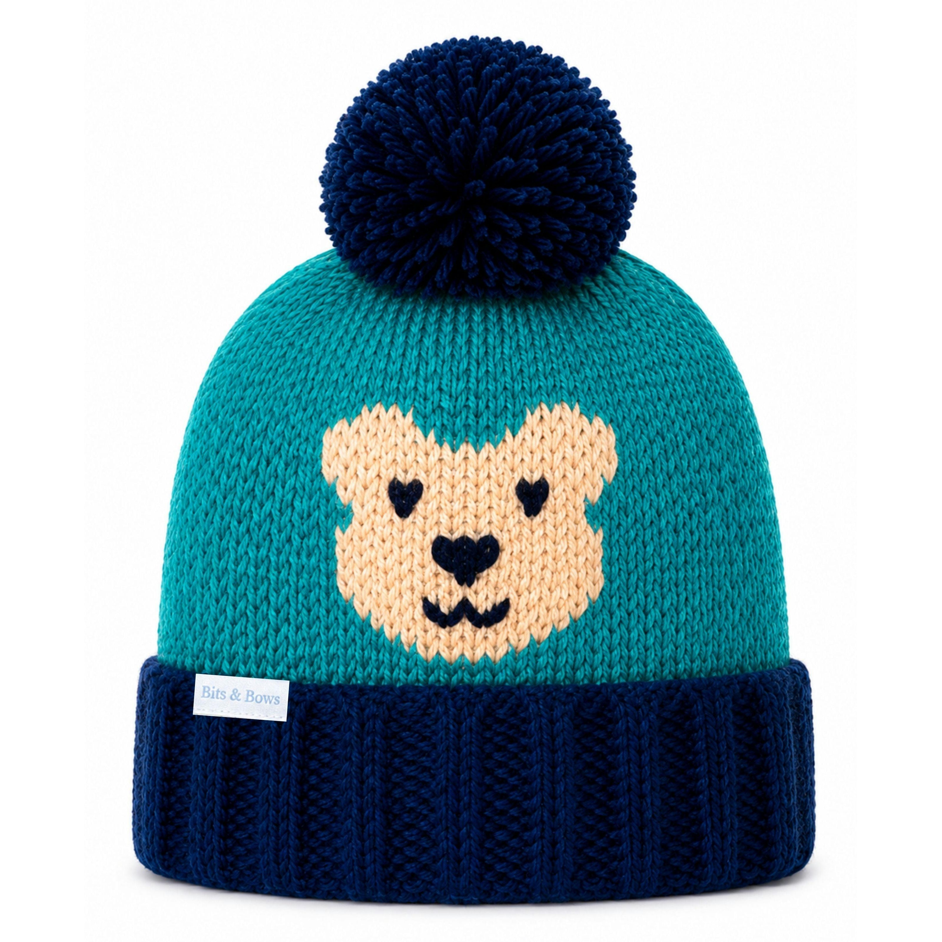 Teddy Bear Bobble Hat