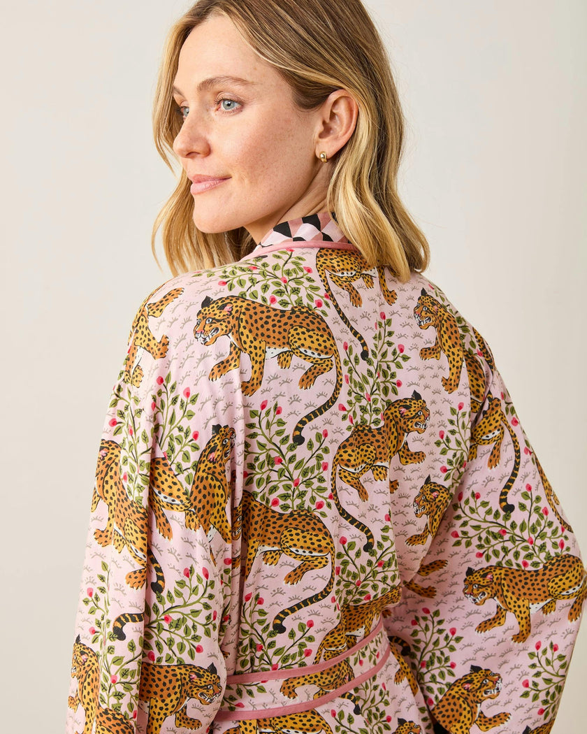 Bagheera - Satin Robe - Blush