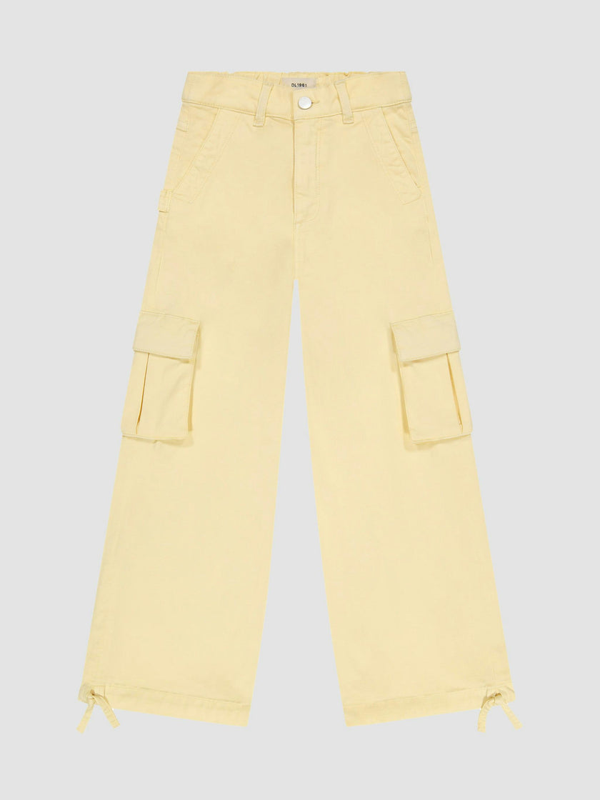 Lily Wide Leg Jogger | Citron