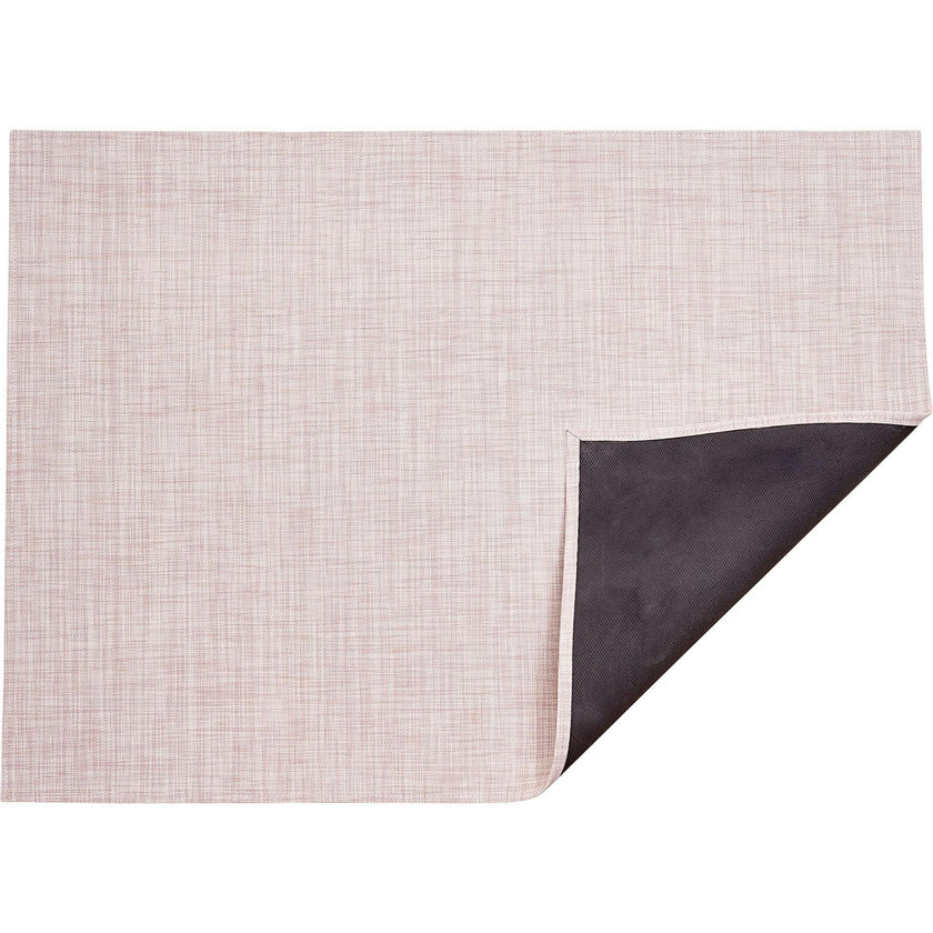 Mini Basketweave Floor Mat, Blush