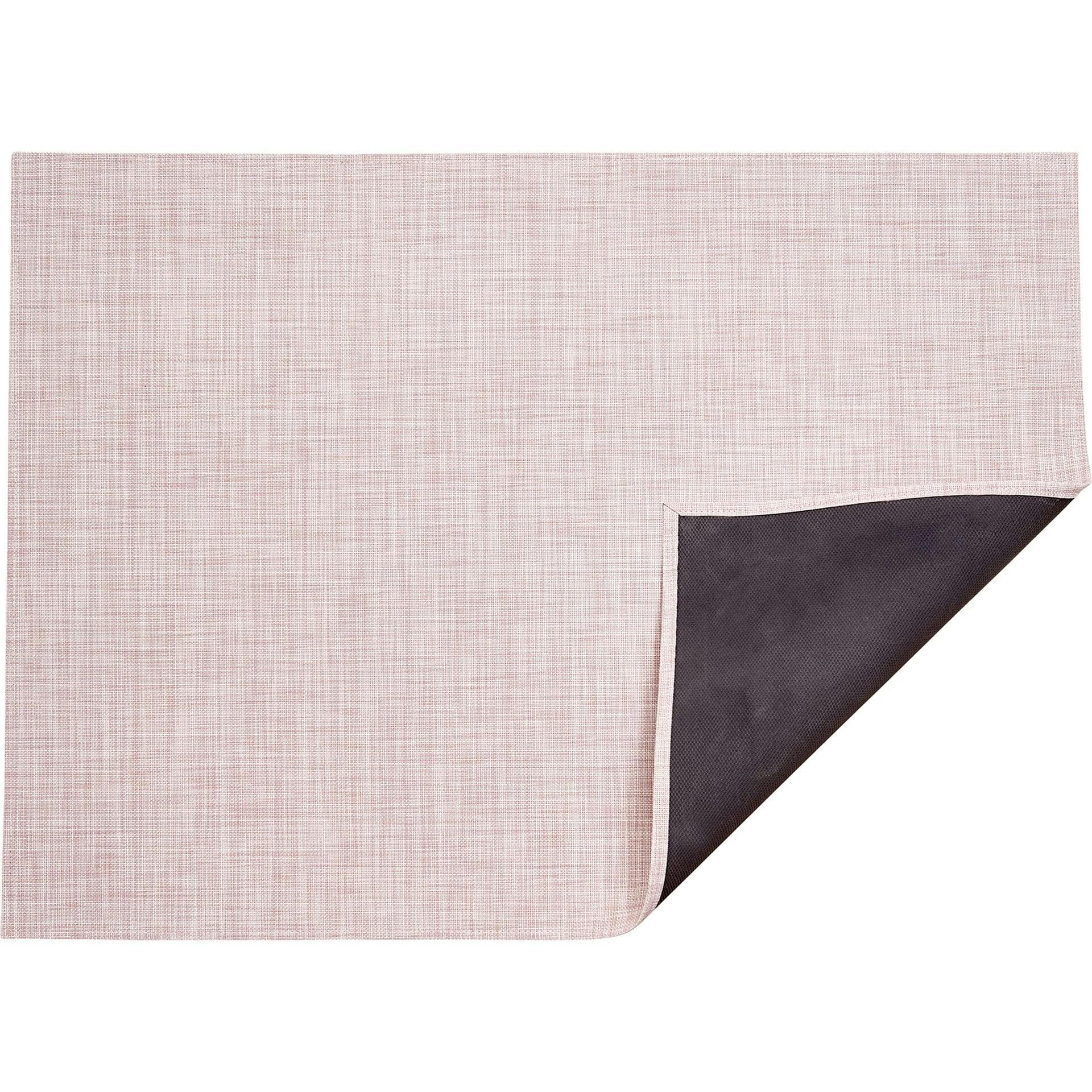 Mini Basketweave Floor Mat, Blush
