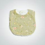 Layette Linen Bib – Hedgerow Floral