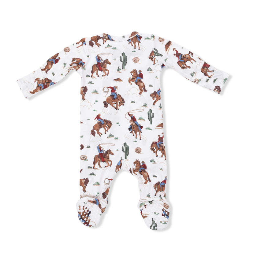 Buckaroo Western - 2 Way Zipper Footie