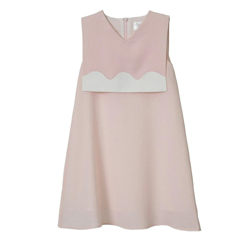 Lucy dress (blush pink/ivory)