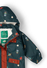 Into Space Recycled Waterproof Adventure Winter Coat, Green
