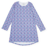 Ann Women's Longsleeve Nightgown - Blackberry Floral