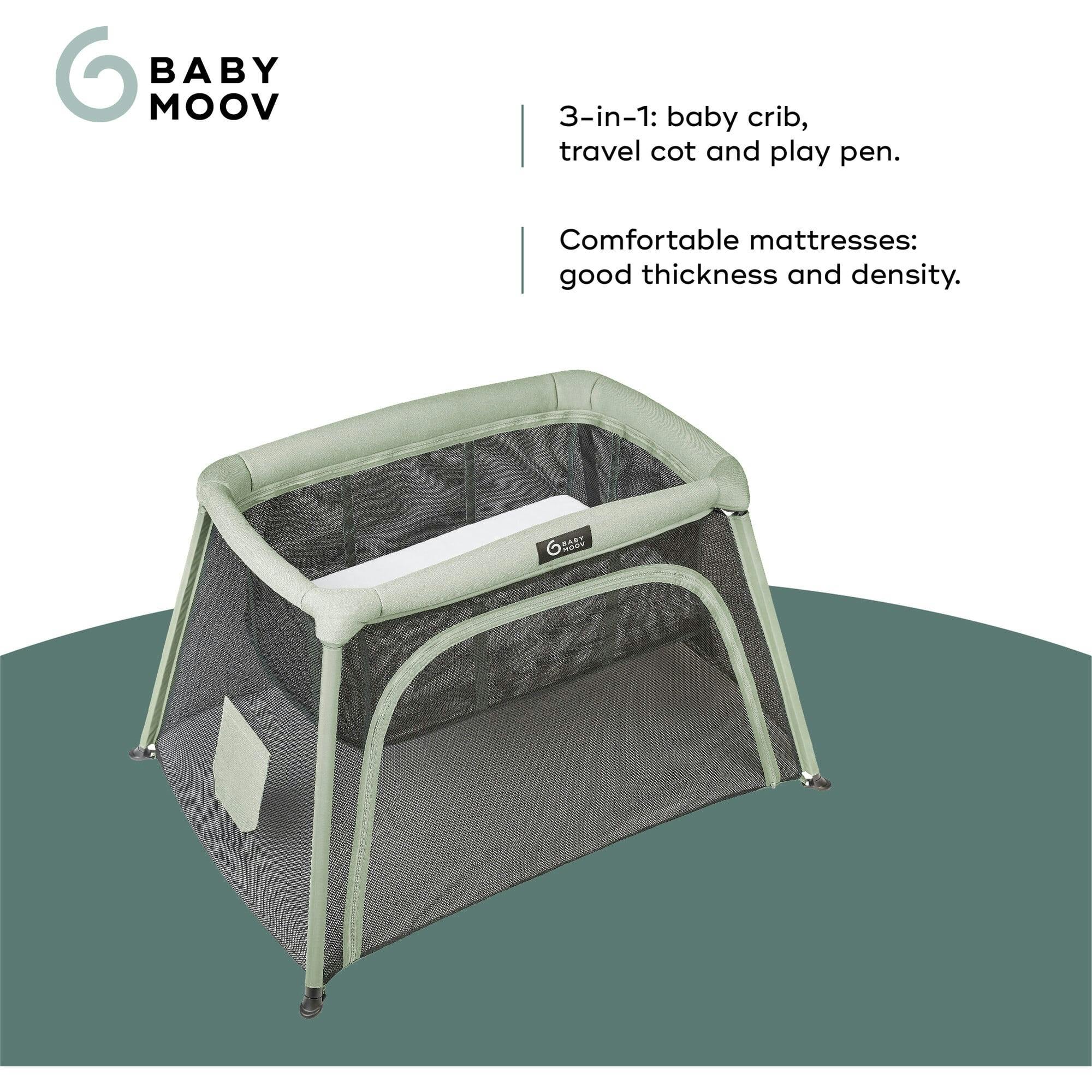 Moov and Comfy 3-in-1 Travel Crib and Play Yard