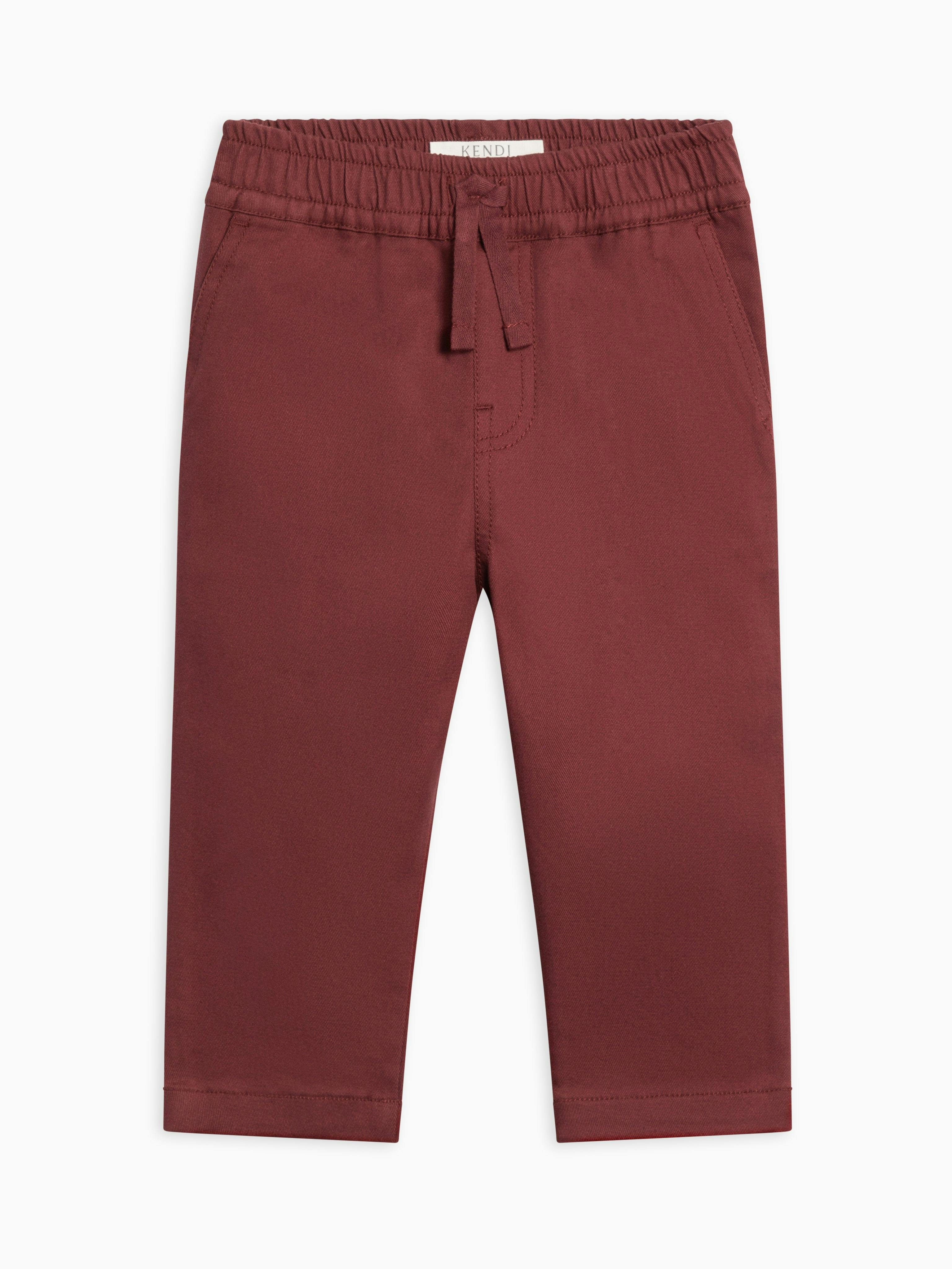 Grover Twill Pant - Cranberry
