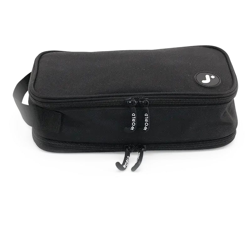 Oz Daypack Backpack with Doodle Large Pencil Case in Black