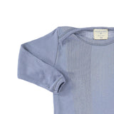 Variegated Rib Lap Tee Footie Pajama