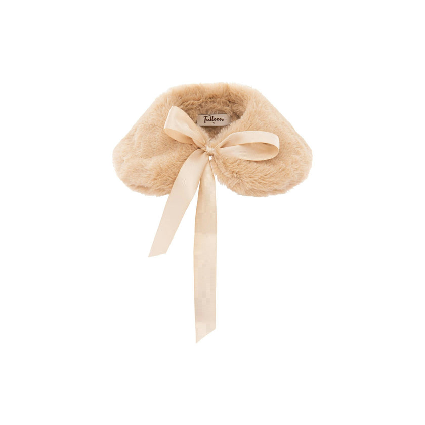 Beige Faux Fur Stole