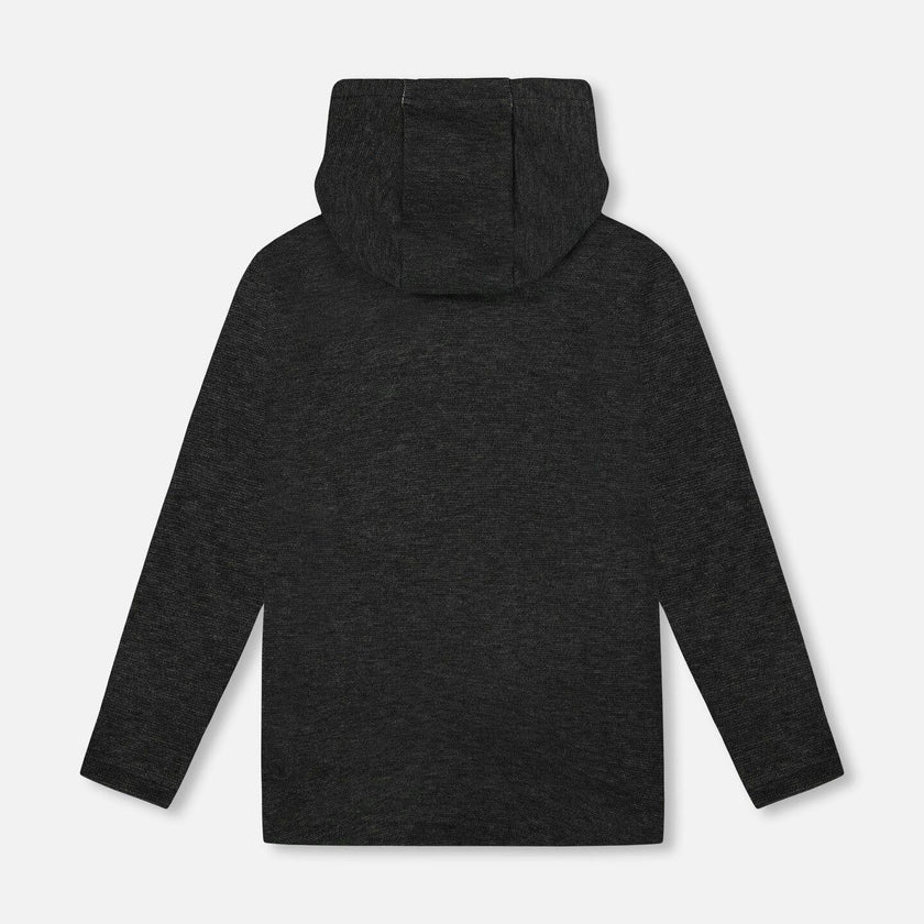 Long Sleeve Super Soft Brushed Jersey Hooded Tee