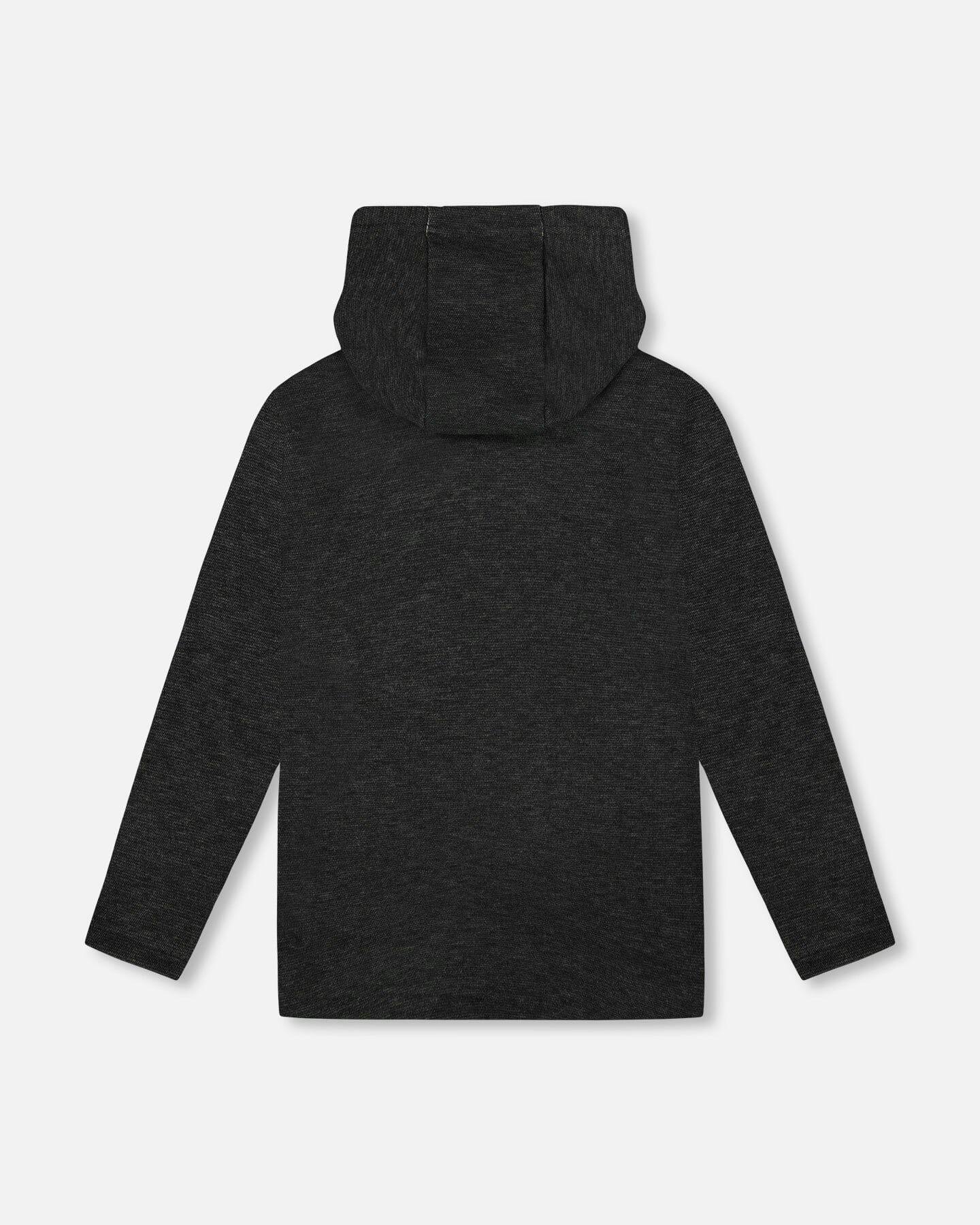 Long Sleeve Super Soft Brushed Jersey Hooded Tee