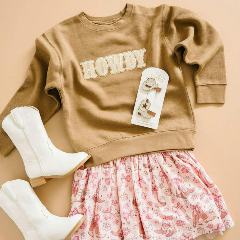 Howdy Patch Sweatshirt