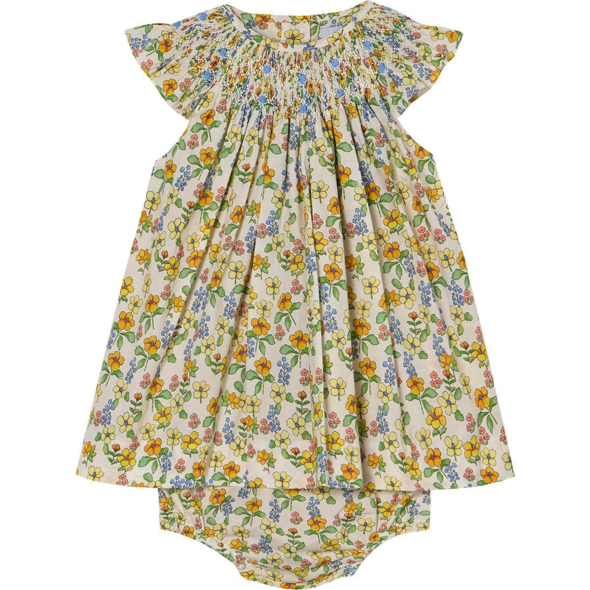 Hand-Smocked Baby Dress - Cassia