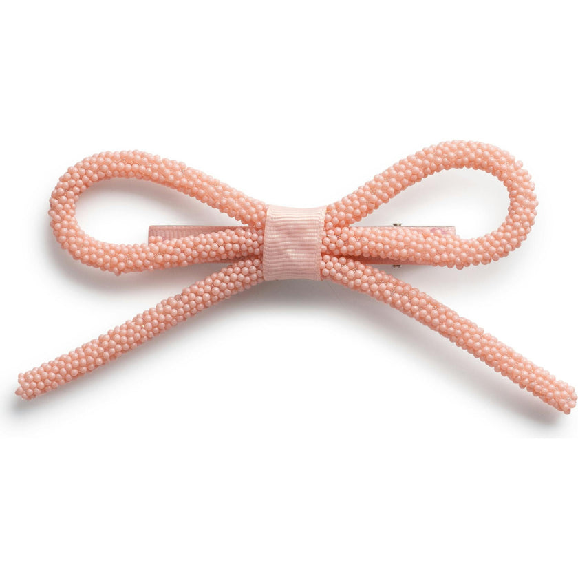 Sprinkle Pearl Bow Clip