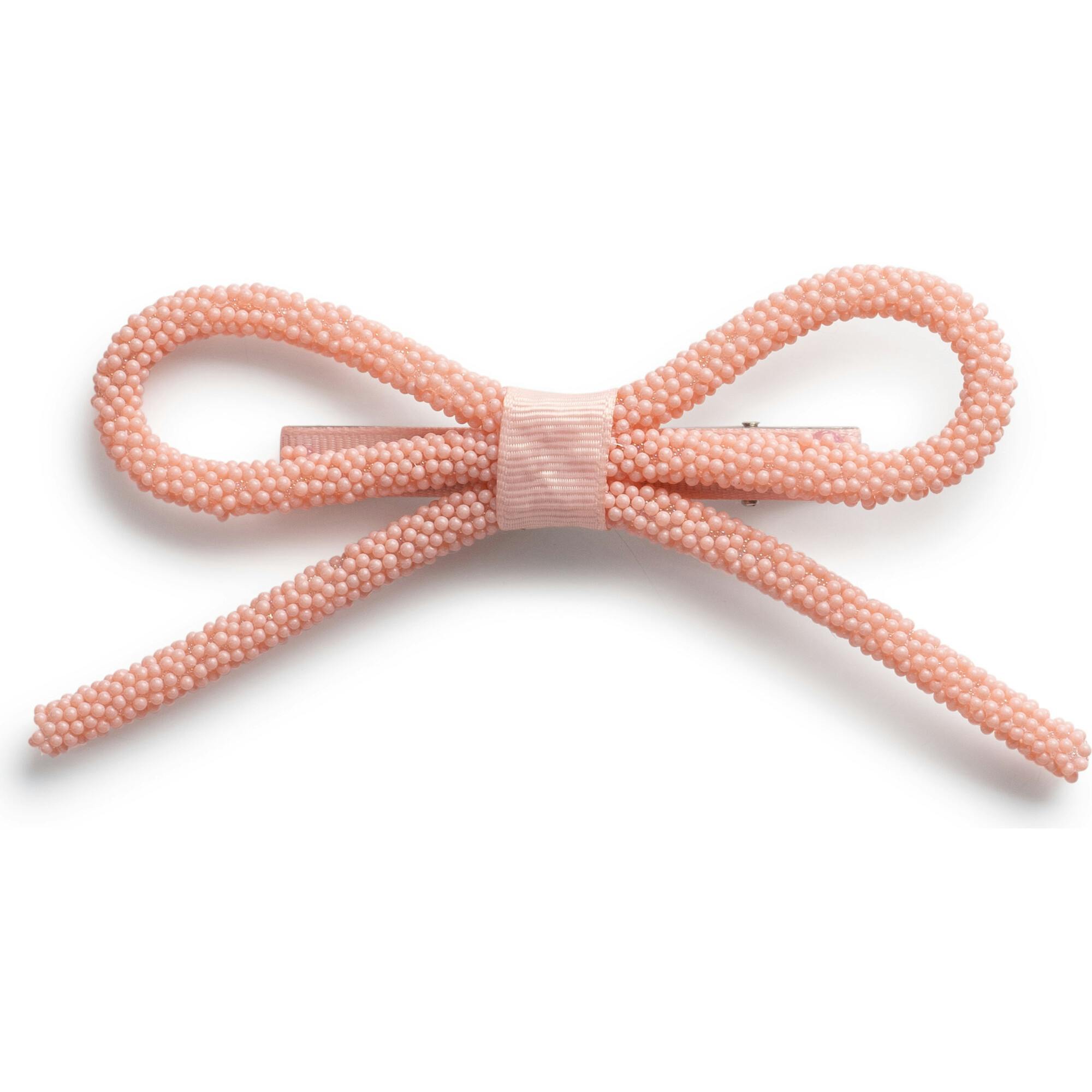 Sprinkle Pearl Bow Clip