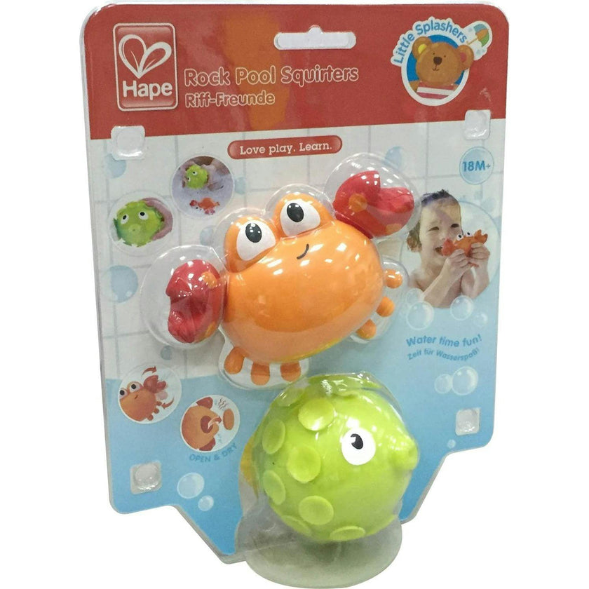 Hape: Rock Pool Squirters&nbsp;- 2pc Bath Toy Set