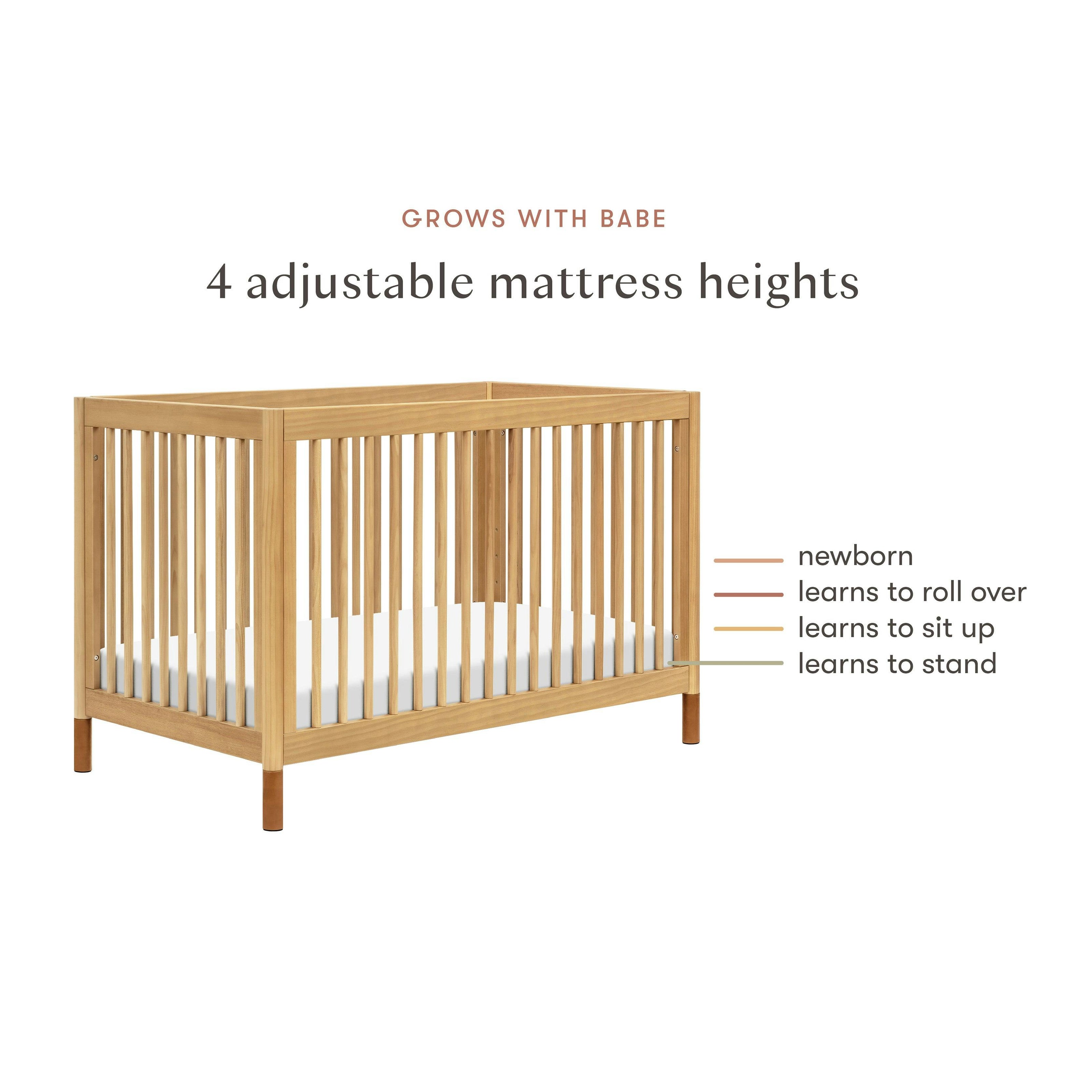 Babyletto Gelato 4-in-1 Convertible Crib with Toddler Bed Conversion Kit
