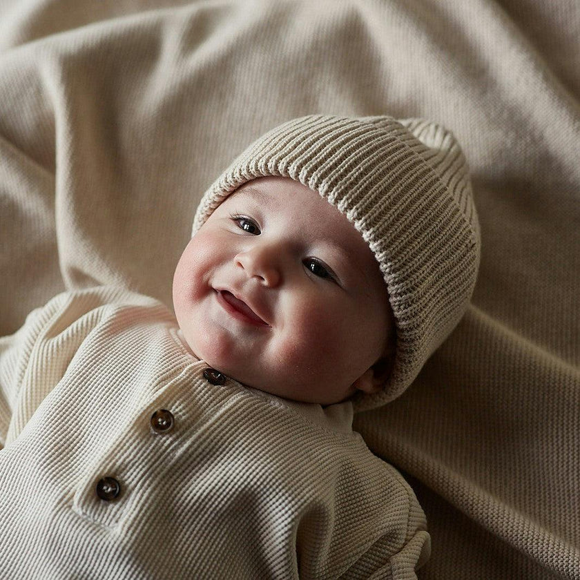 Ribbed Pima Cotton Beanie