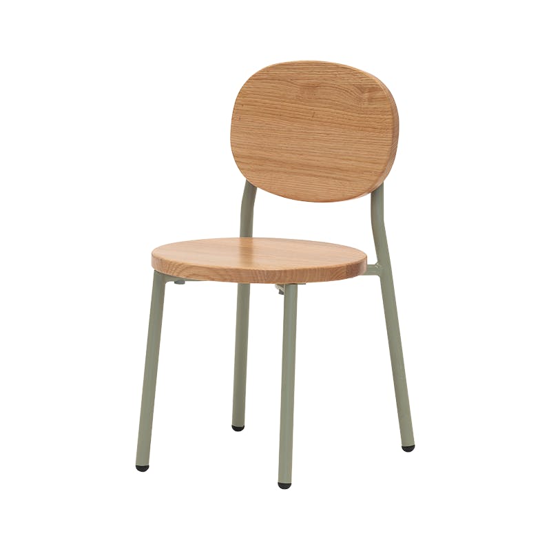 Ottie Stackable Chair - 12" Seat Height - Sage