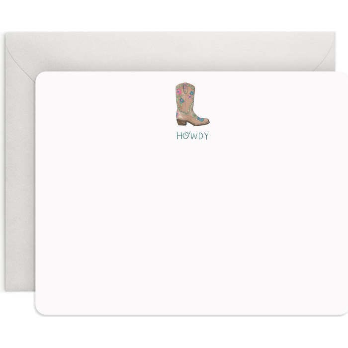 Cowboy Boot Flat Note Set
