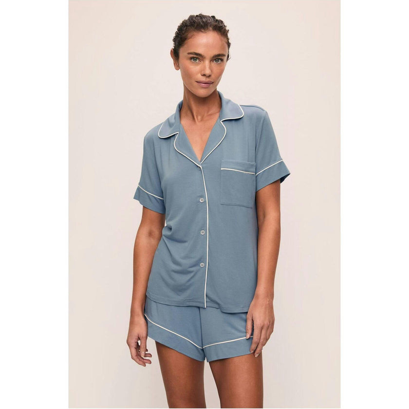 Gisele TENCEL Modal Relaxed Short PJ Set, Blue