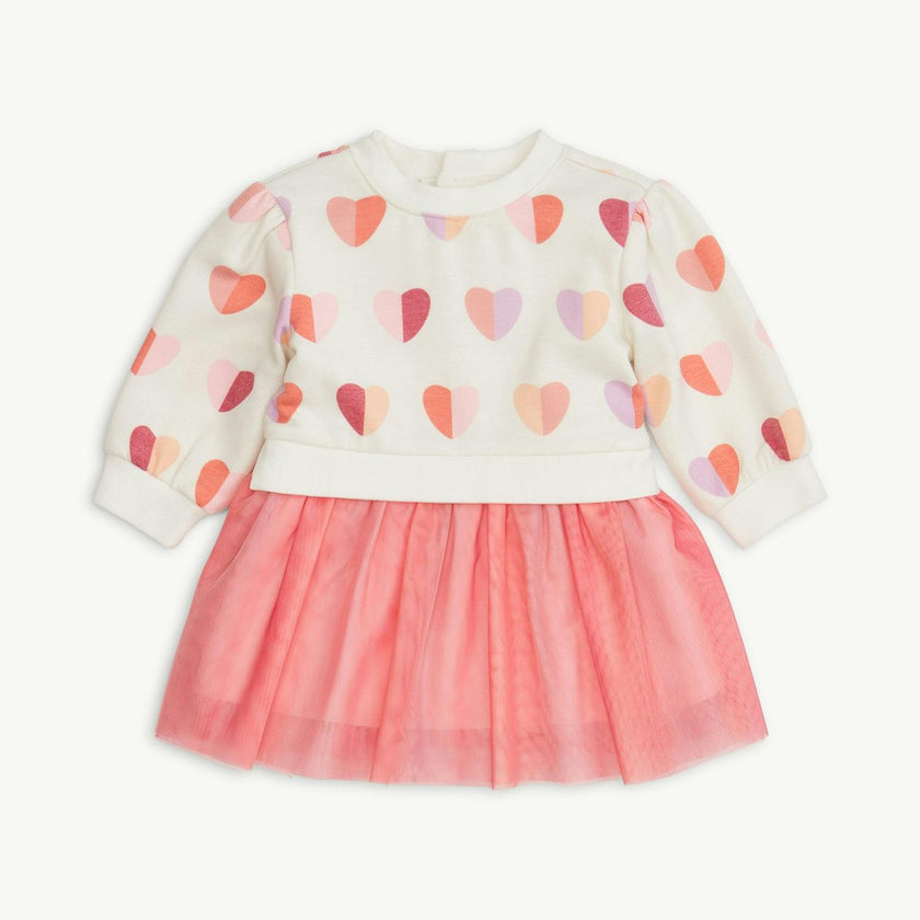 Magnetic Sweatshirt Tutu Dress HEARTS